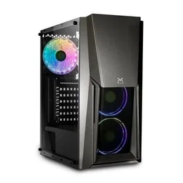 Droxio Caja PC Gaming ATX Burner con Ventana Lateral de Cristal Templado